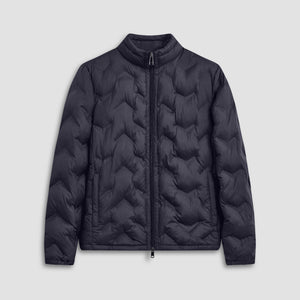 Chevron Quilted Puffer Jacket