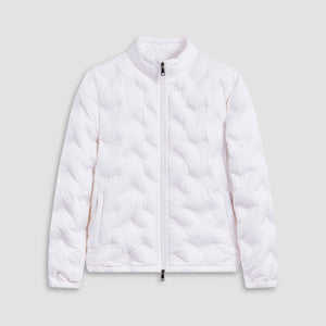 Chevron Quilted Puffer Jacket