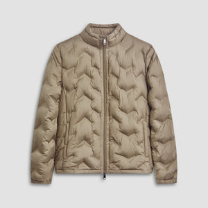 Chevron Quilted Puffer Jacket