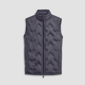 Chevron Quilted Puffer Vest