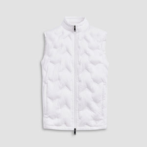 Chevron Quilted Puffer Vest