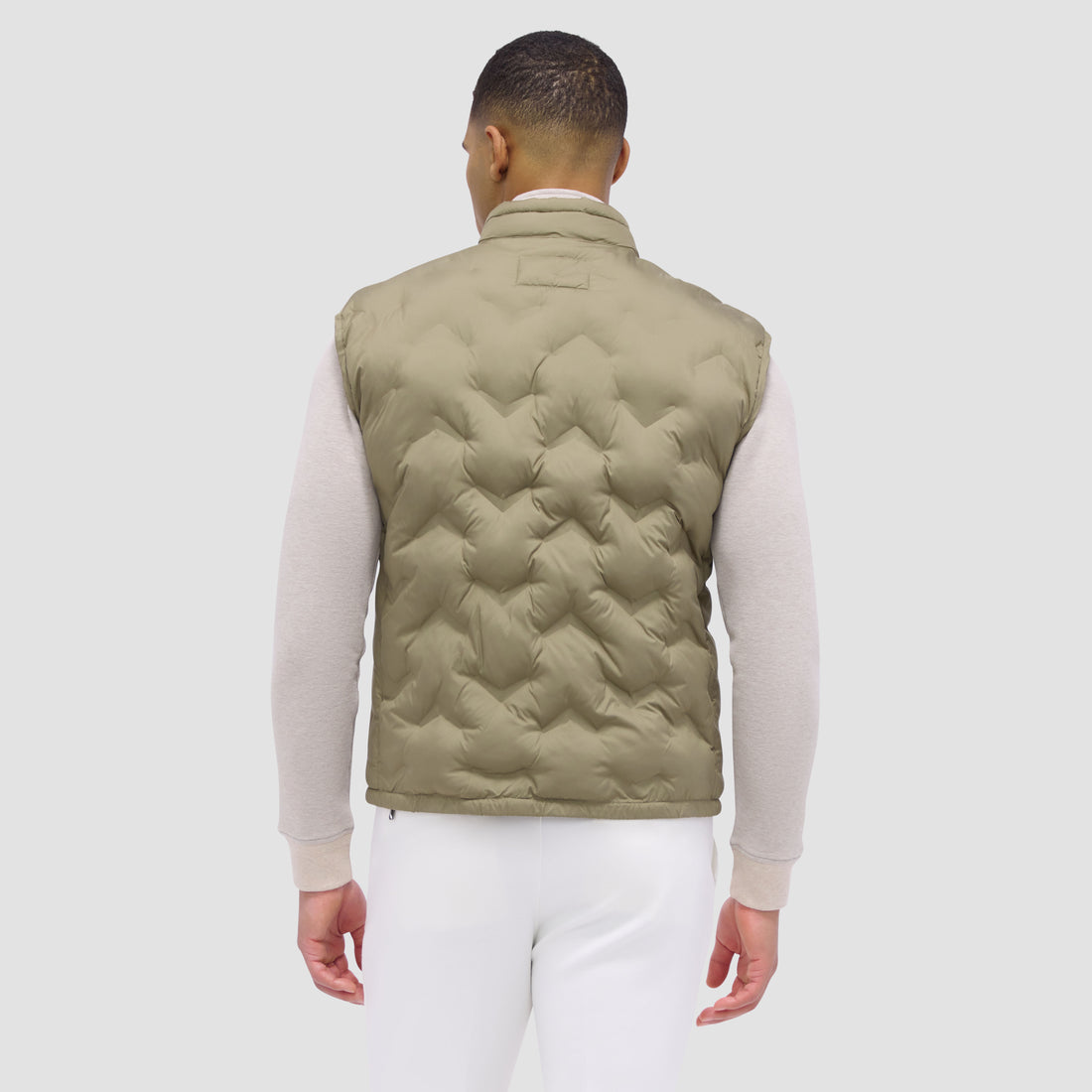 Chevron Quilted Puffer Vest