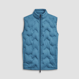 Chevron Quilted Puffer Vest