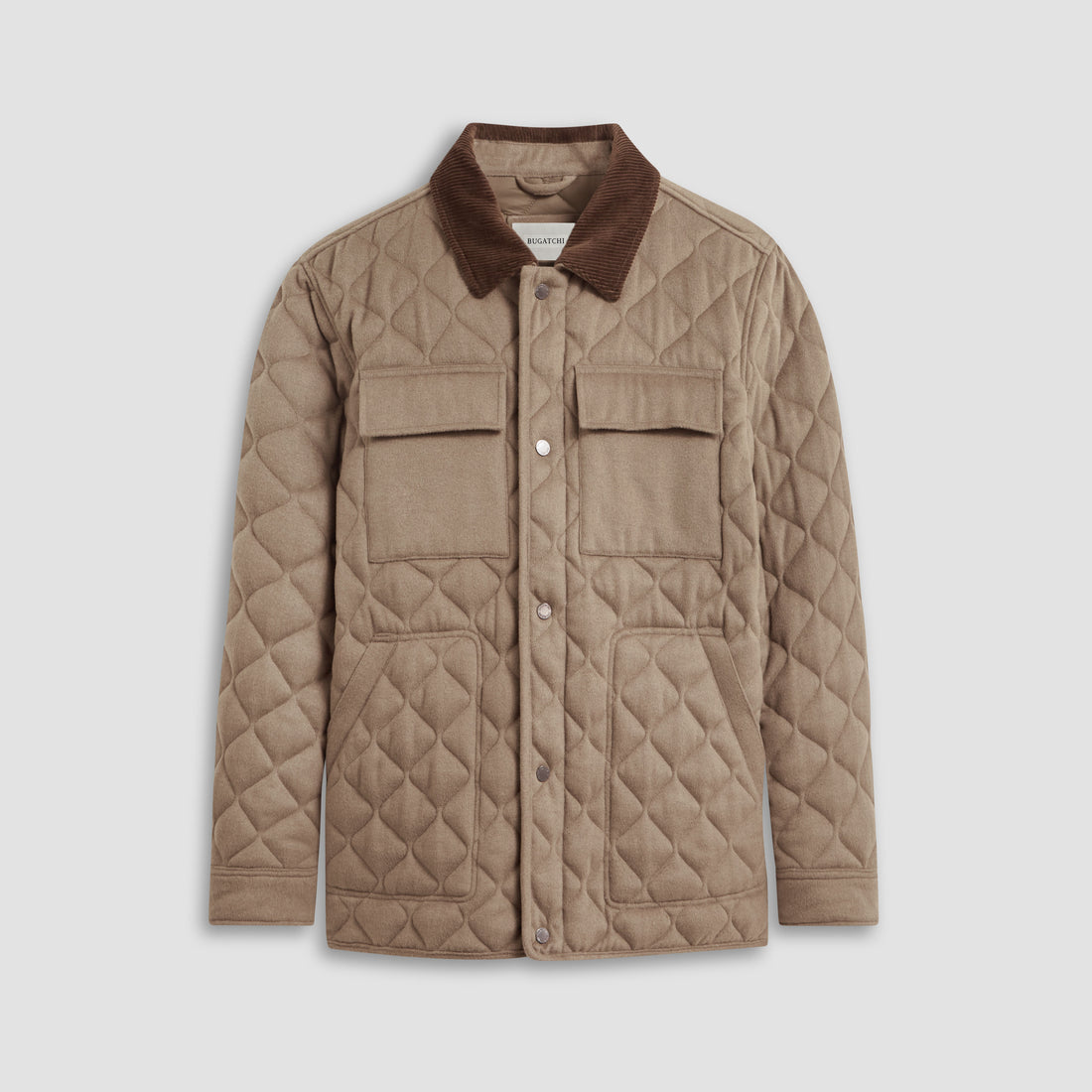 Wool and Cashmere Quilted Field Jacket