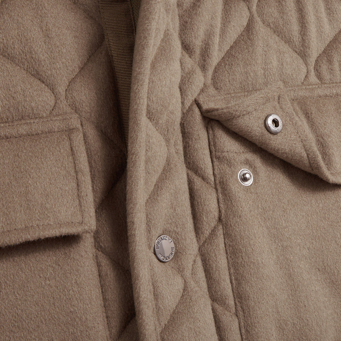 Wool and Cashmere Quilted Field Jacket