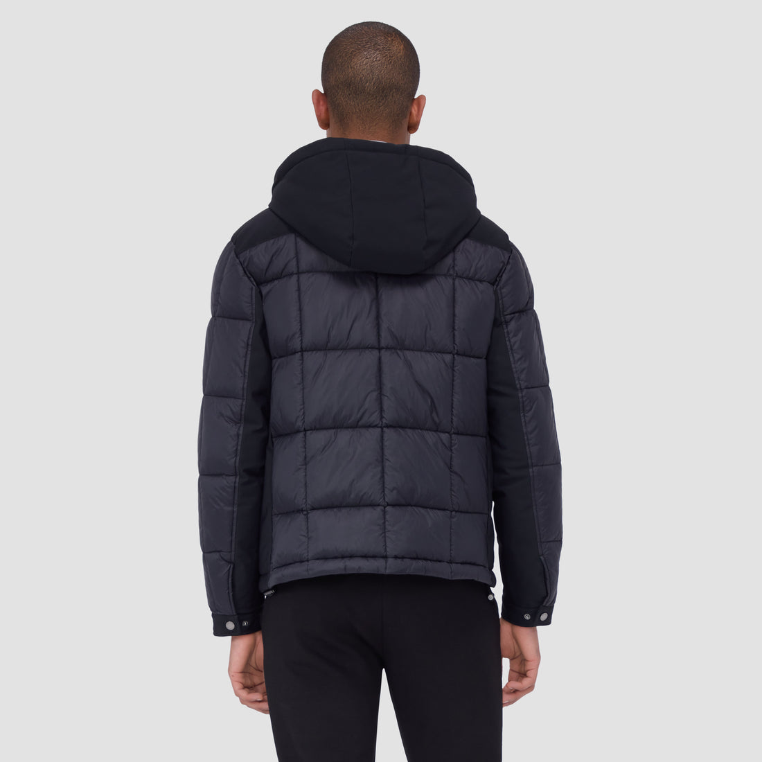 Quilted Anorak Jacket With Detachable Hood