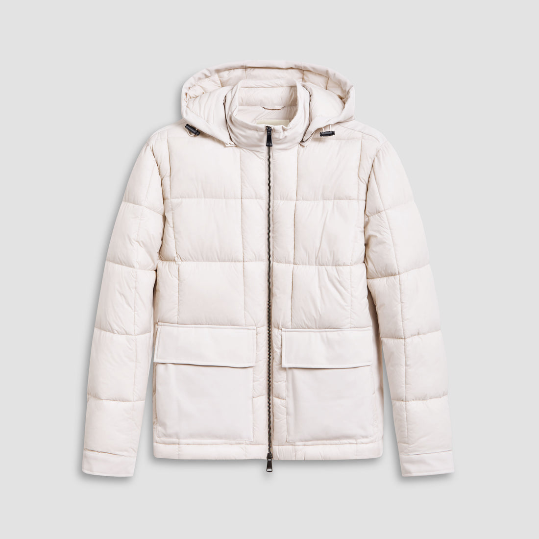 Quilted Anorak Jacket With Detachable Hood