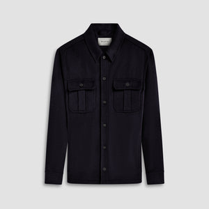 Wool Cashmere Shirt Jacket