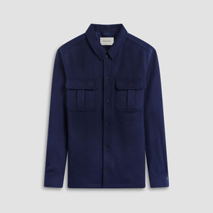 Wool Cashmere Shirt Jacket