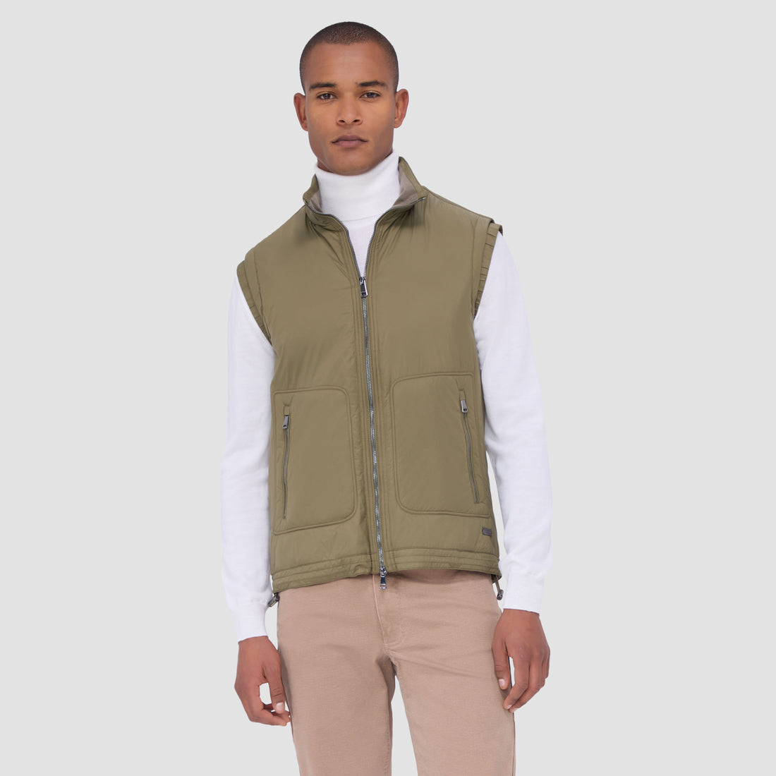 Performance Vest with Stow-Away Hood