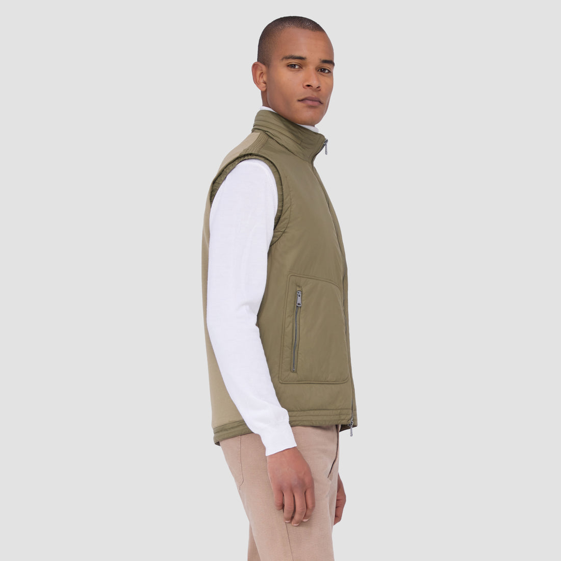 Performance Vest with Stow-Away Hood