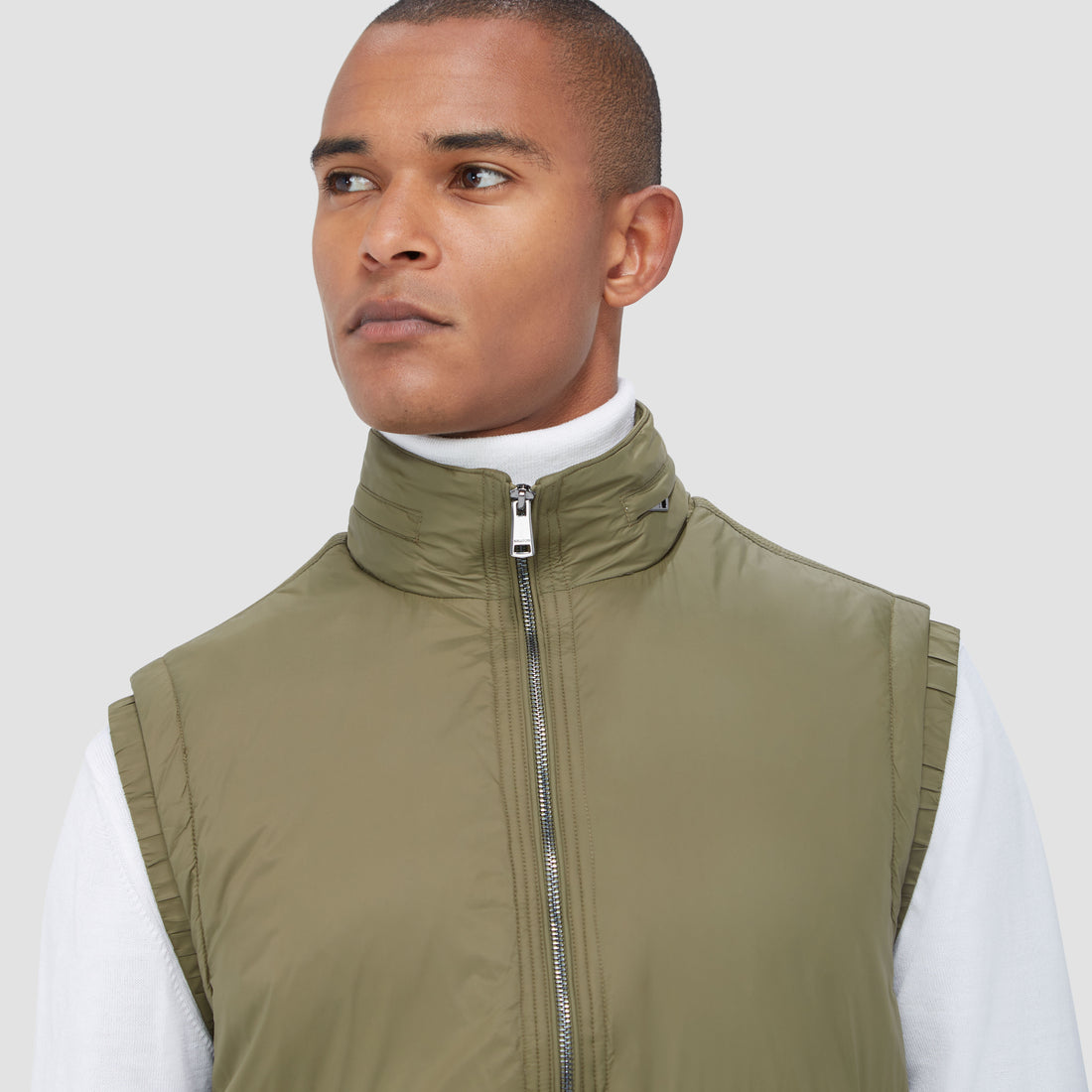 Performance Vest with Stow-Away Hood