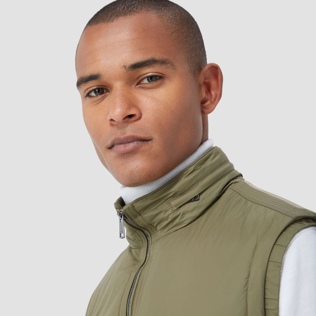 Performance Vest with Stow-Away Hood