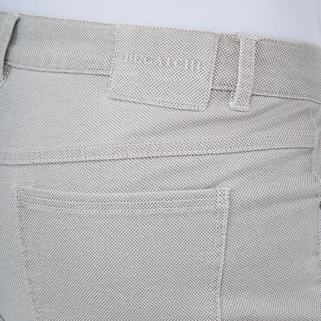 Preston Micro Basketweave Printed Five-Pocket Pants