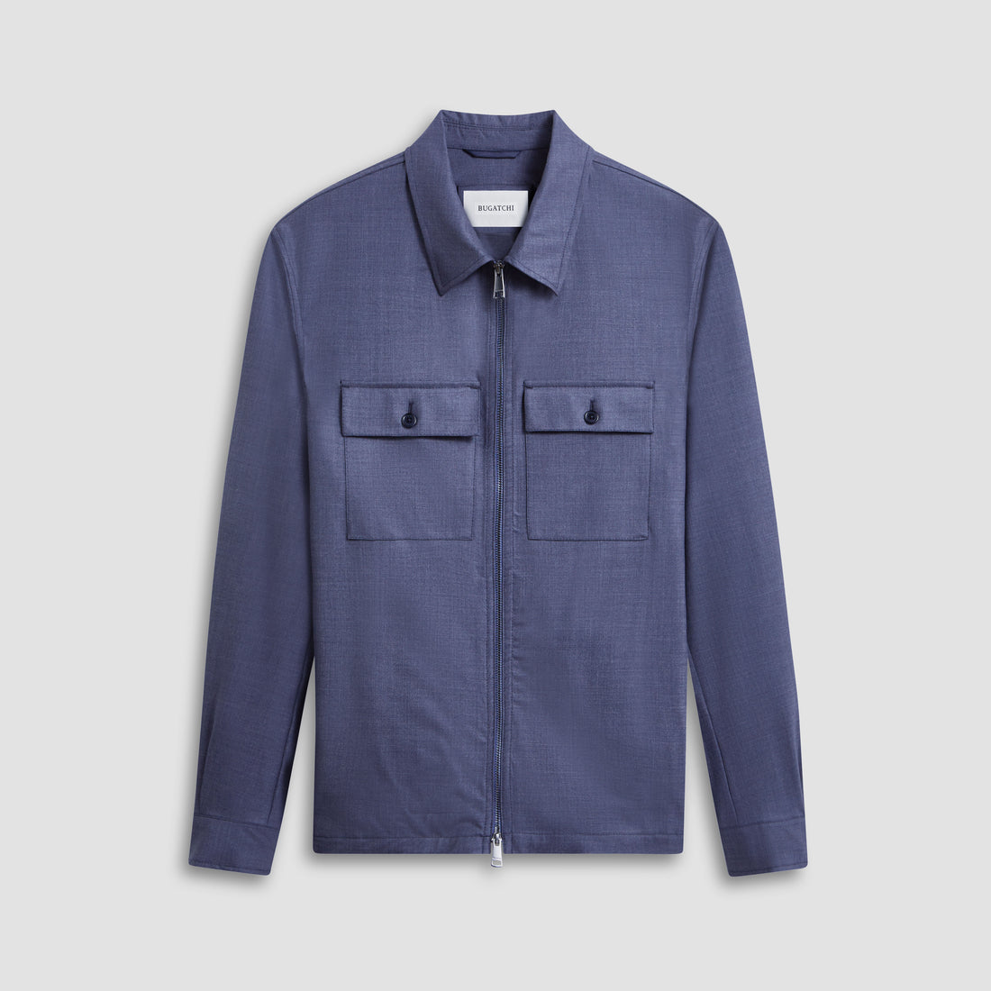 Stretch Wool Travel Shirt Jacket