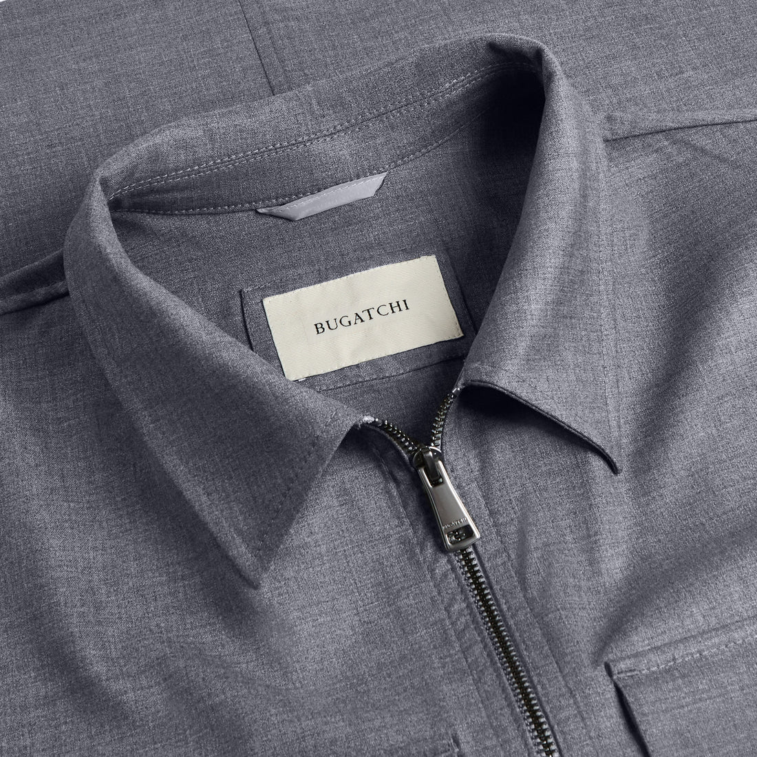 Stretch Wool Travel Shirt Jacket