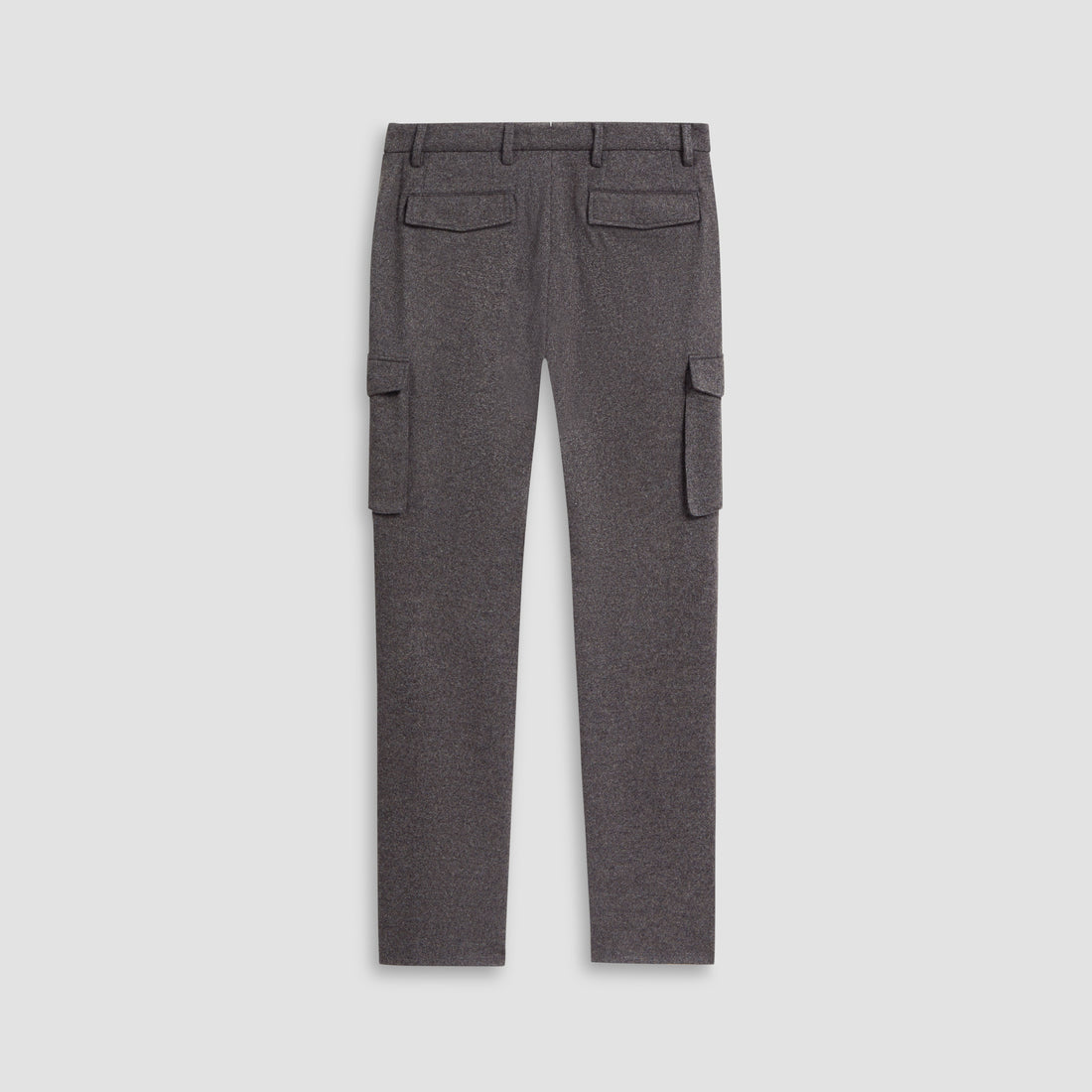 Wool Blend Knit Cargo Pants