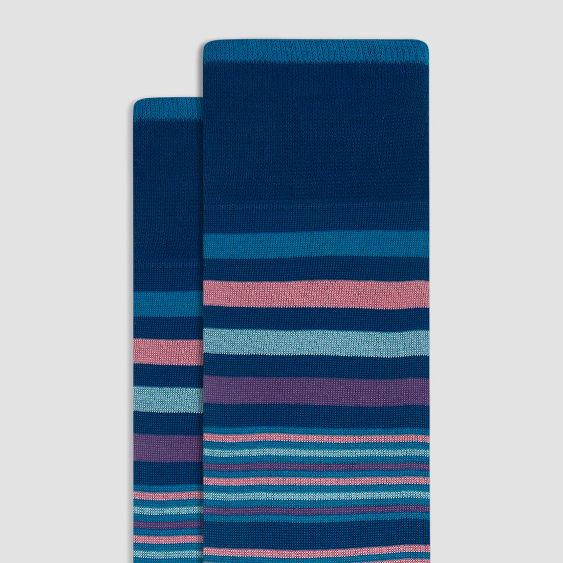 Striped Mid-Calf Socks