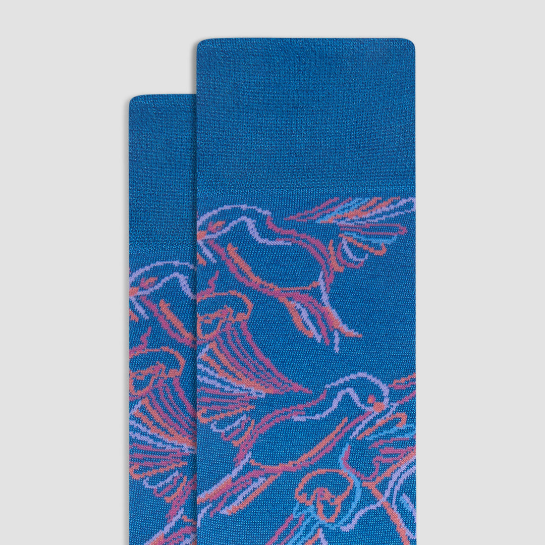 Abstract Mid-Calf Socks