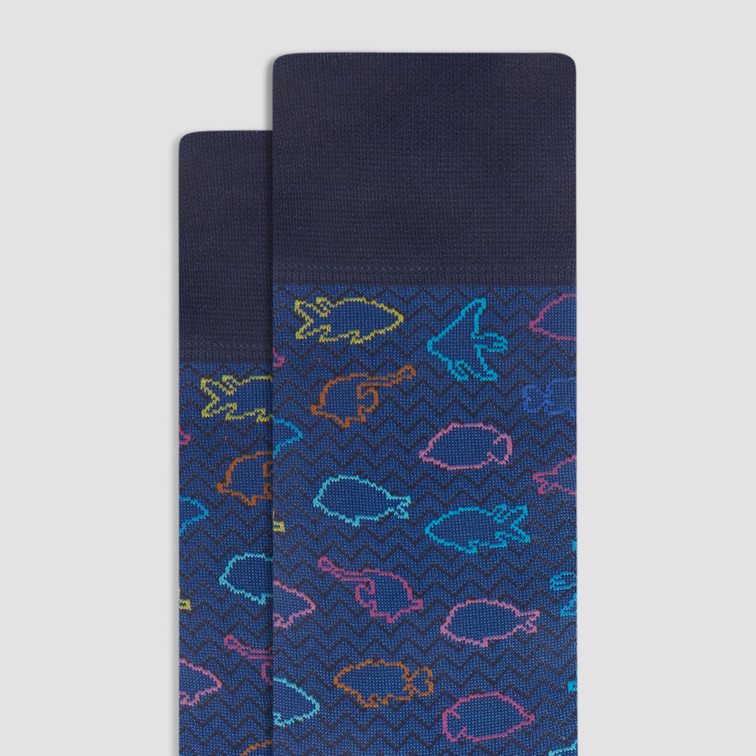 Fish Mid-Calf Socks