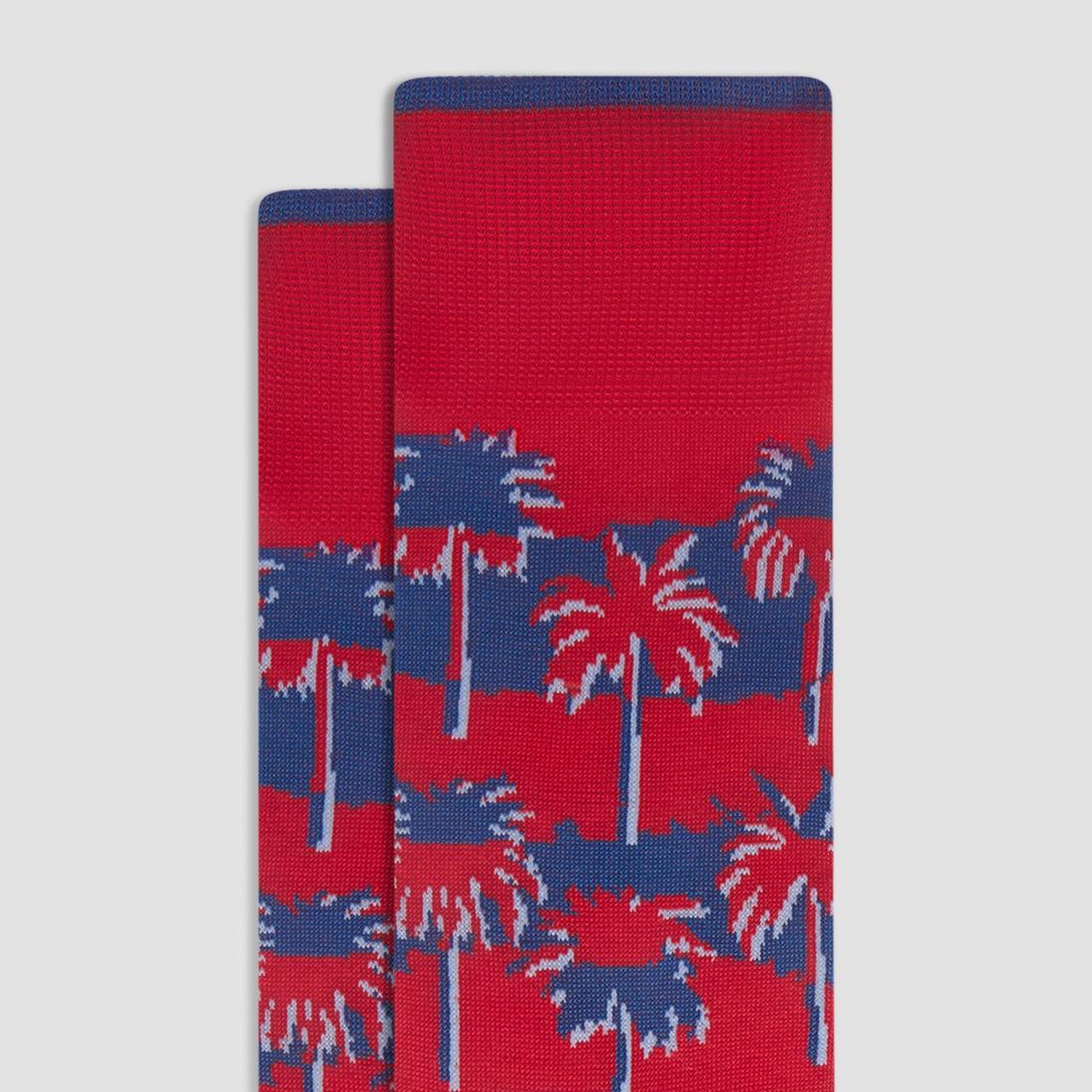 Palm Tree Mid-Calf Socks