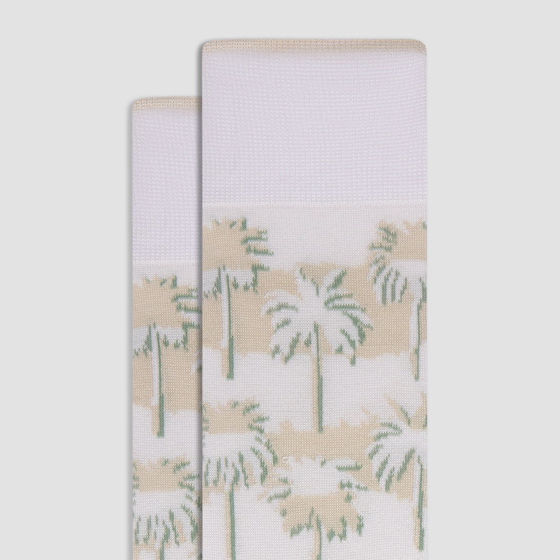 Palm Tree Mid-Calf Socks