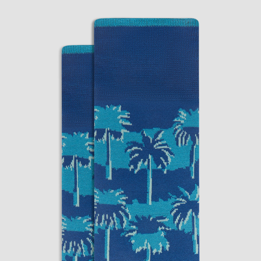 Palm Tree Mid-Calf Socks