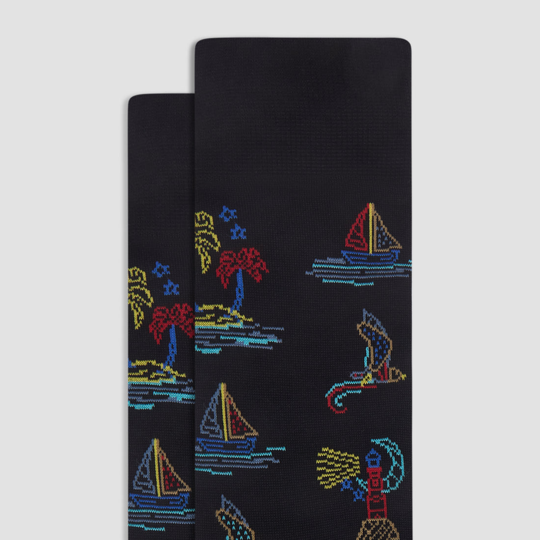 Nautical Mid-Calf Socks