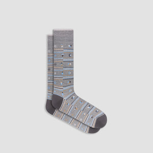 Geometric Mid-Calf Sock