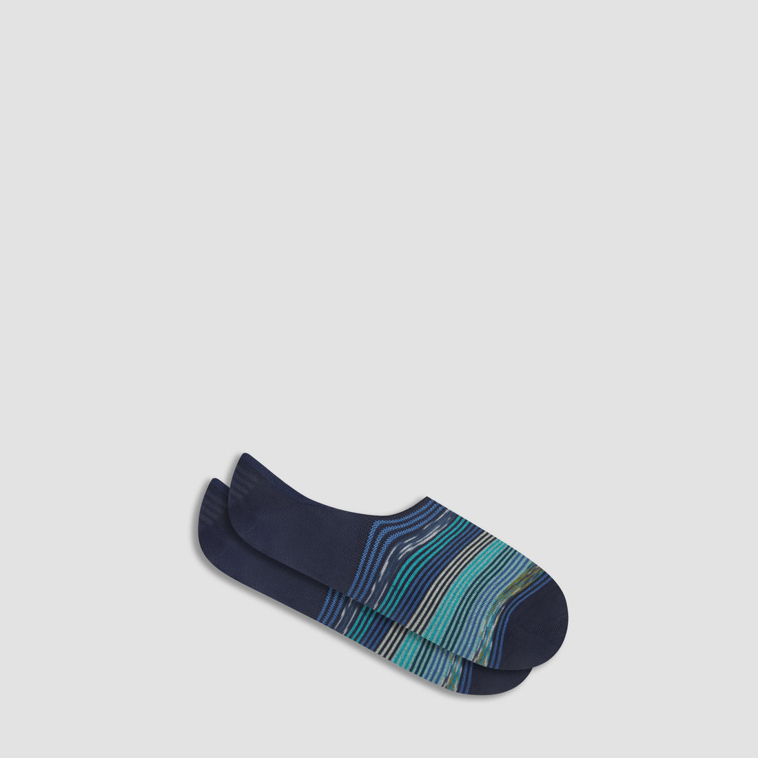 Striped No-Show Socks