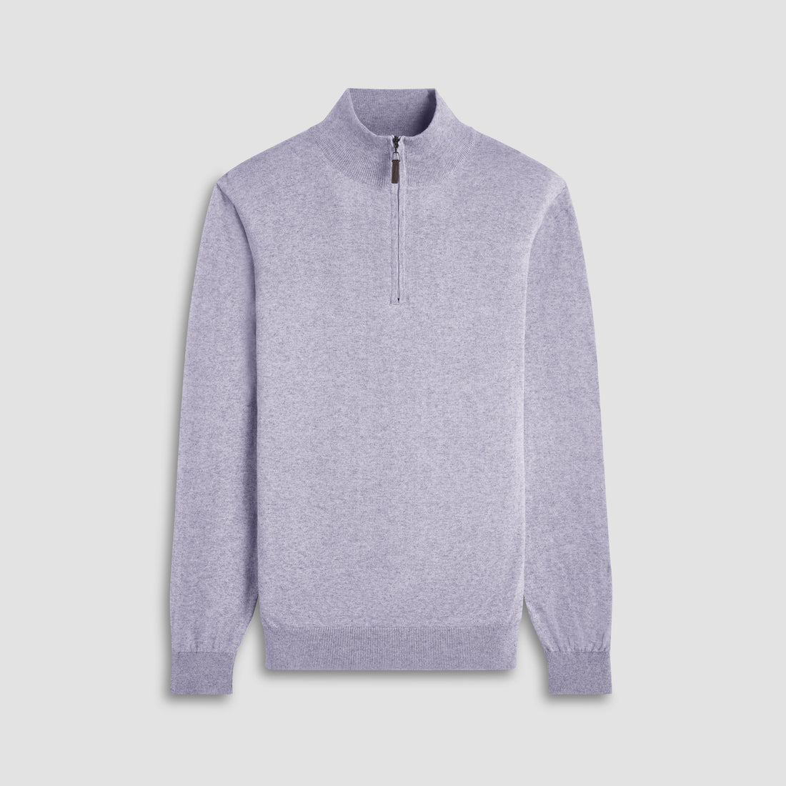 Solid Quarter-Zip Sweater