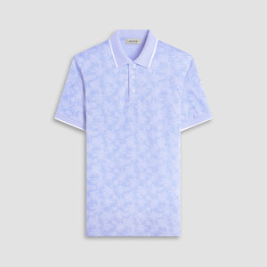 Palm Tree Jacquard Polo Shirt