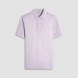 Palm Tree Jacquard Polo Shirt