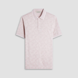 Palm Tree Jacquard Polo Shirt