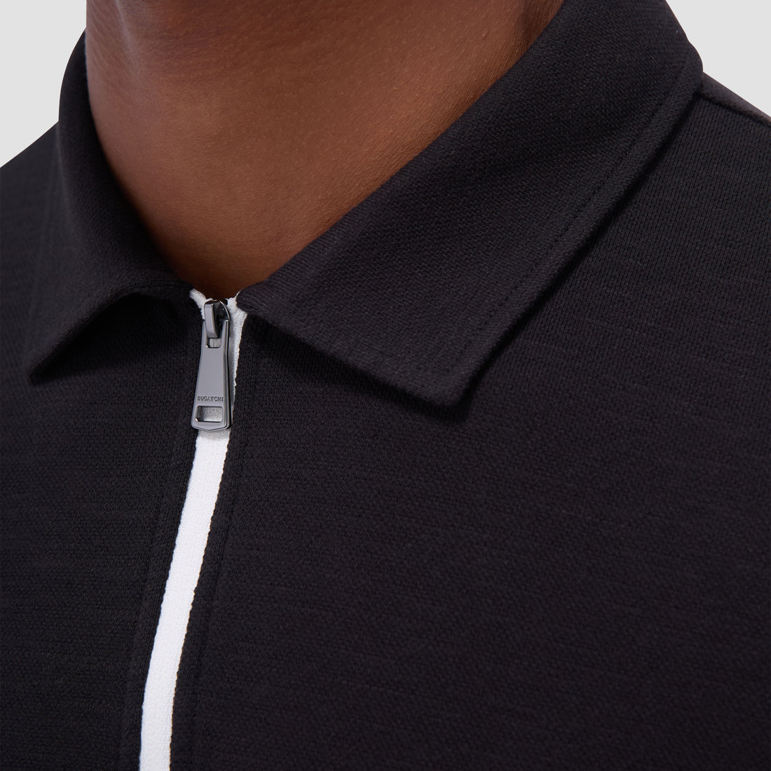 Performance Heather Quarter-Zip Polo Shirt