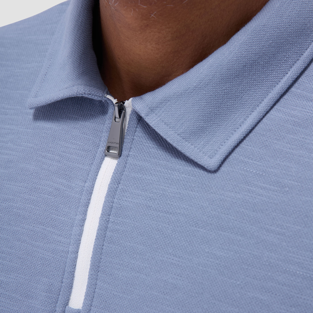 Performance Heather Quarter-Zip Polo Shirt