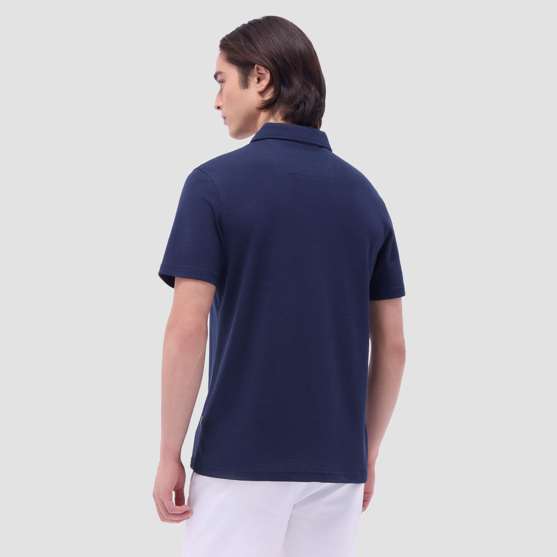 Performance Heather Quarter-Zip Polo Shirt