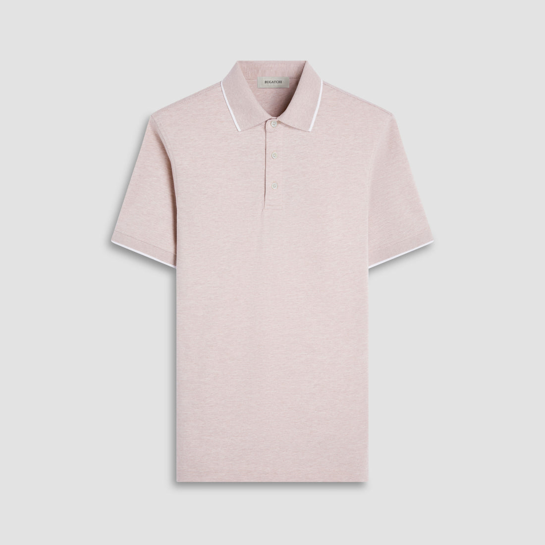 Two-Tone Bird's Eye Polo Shirt