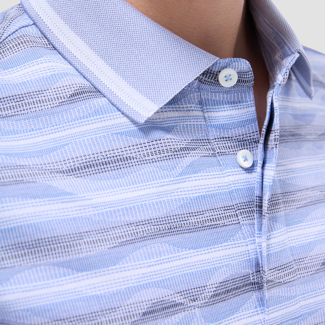 Wave Bird's Eye Polo Shirt