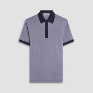 Two-Tone Bird's Eye Polo Shirt