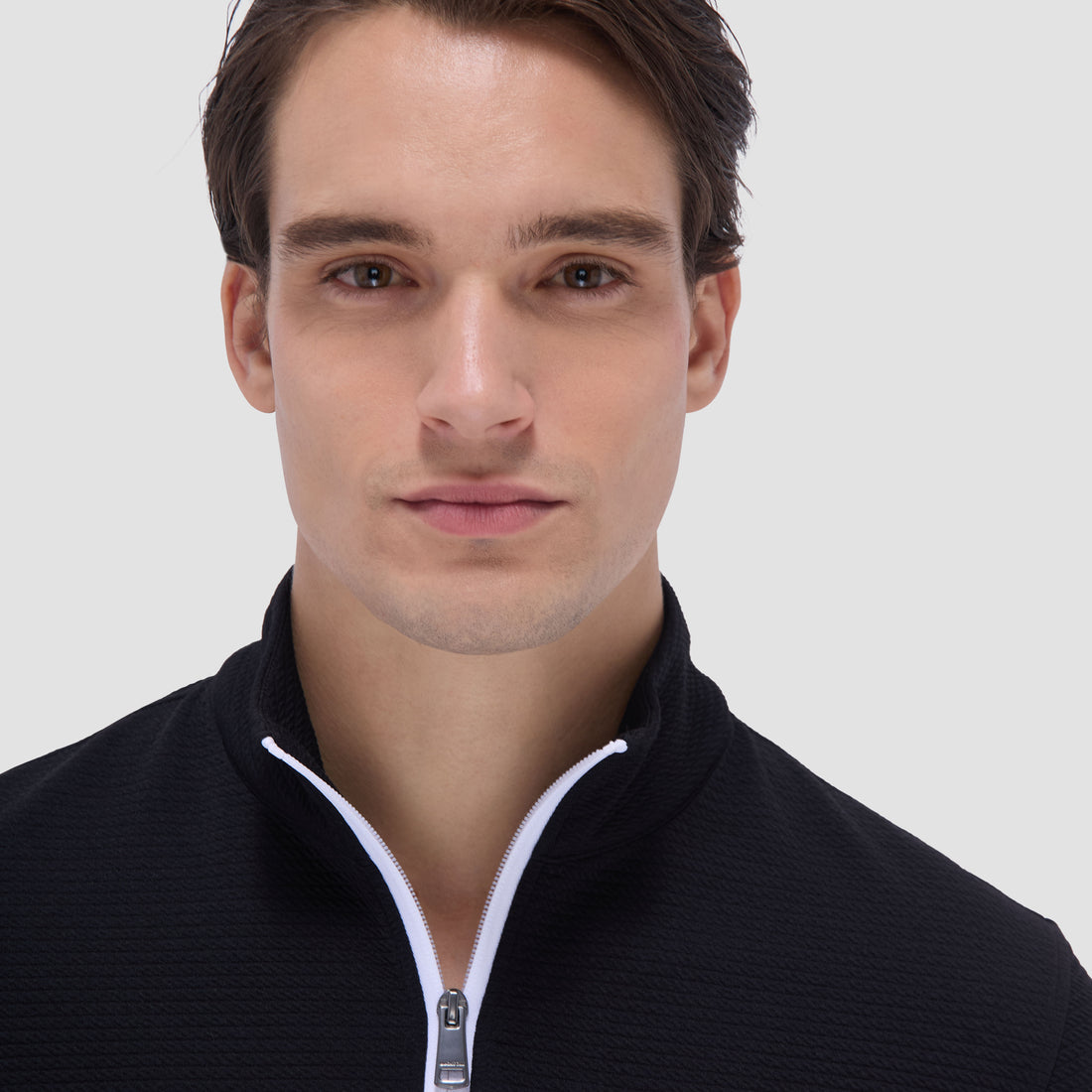 Textured Performance Quarter-Zip Pullover