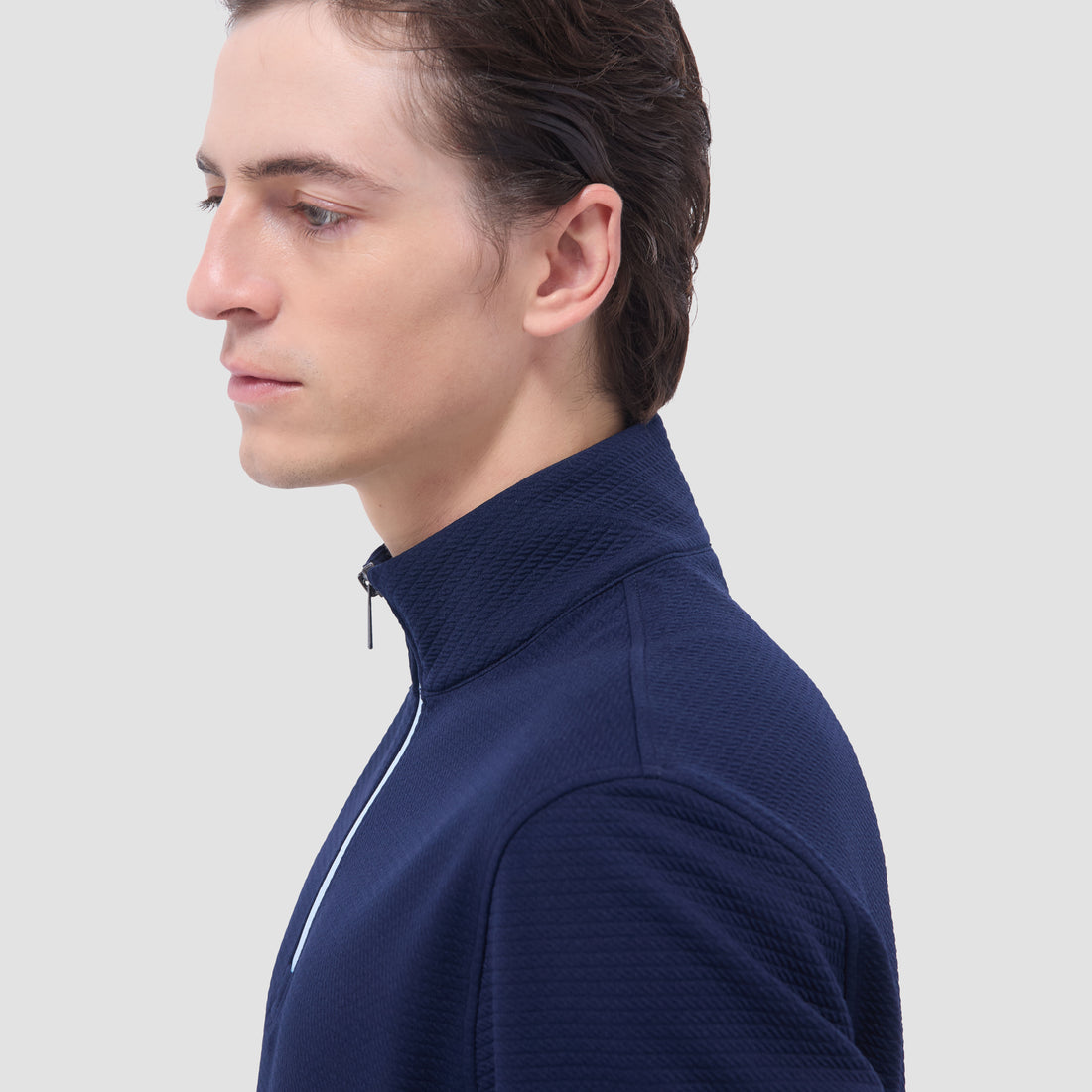 Textured Performance Quarter-Zip Pullover