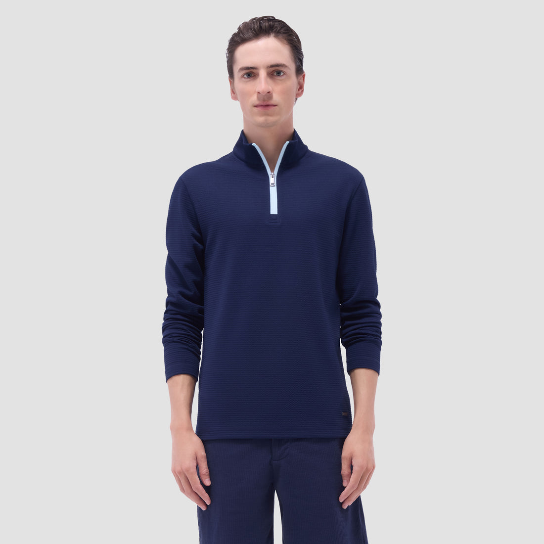 Textured Performance Quarter-Zip Pullover