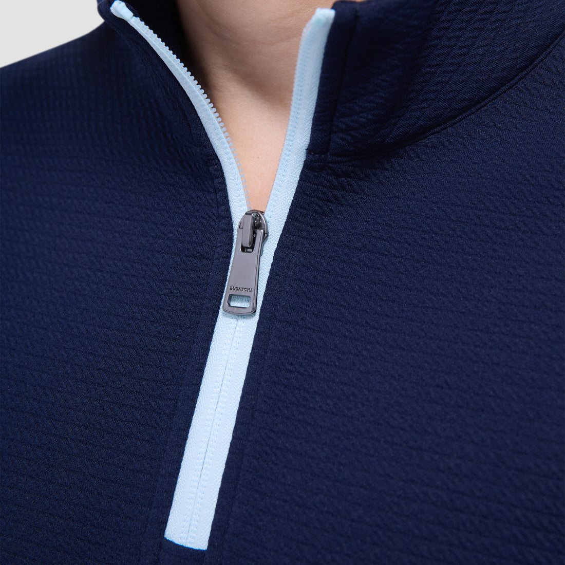 Textured Performance Quarter-Zip Pullover