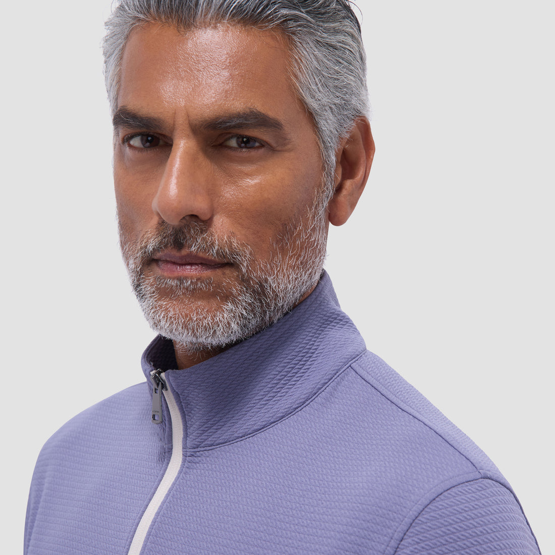 Textured Performance Quarter-Zip Pullover