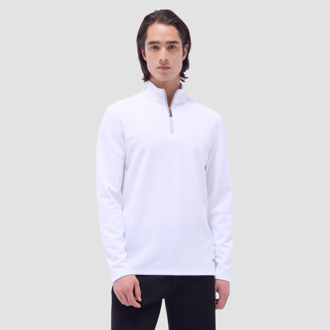 Textured Performance Quarter-Zip Pullover