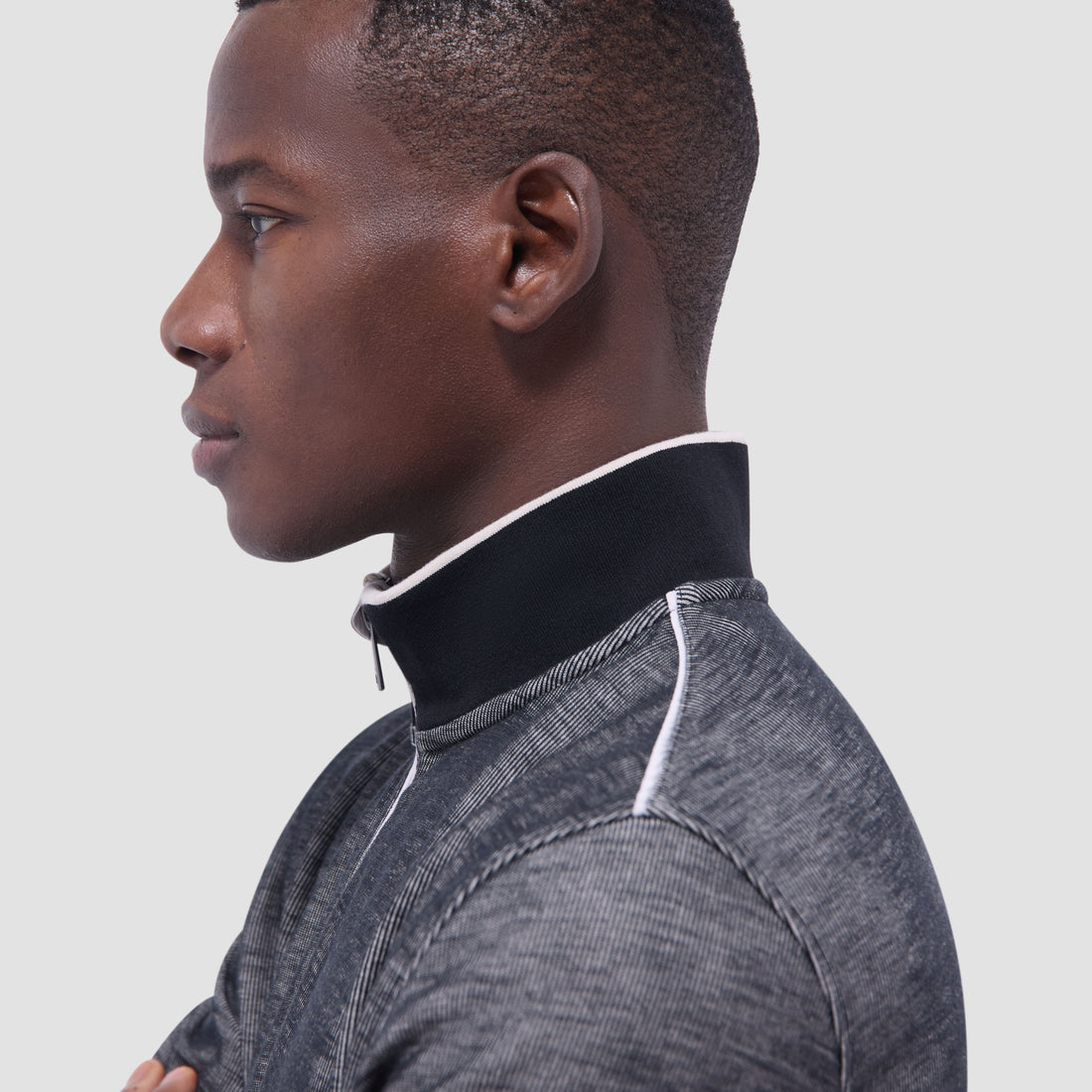 Jacquard Performance Quarter-Zip Pullover