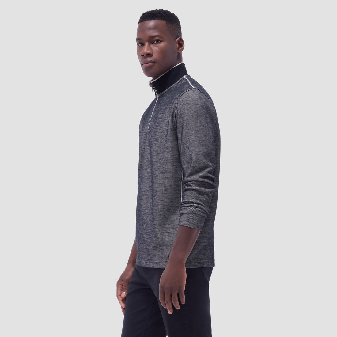 Jacquard Performance Quarter-Zip Pullover