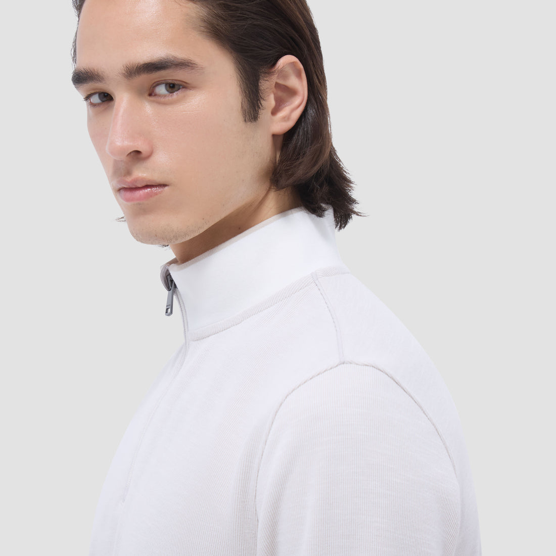 Jacquard Performance Quarter-Zip Pullover