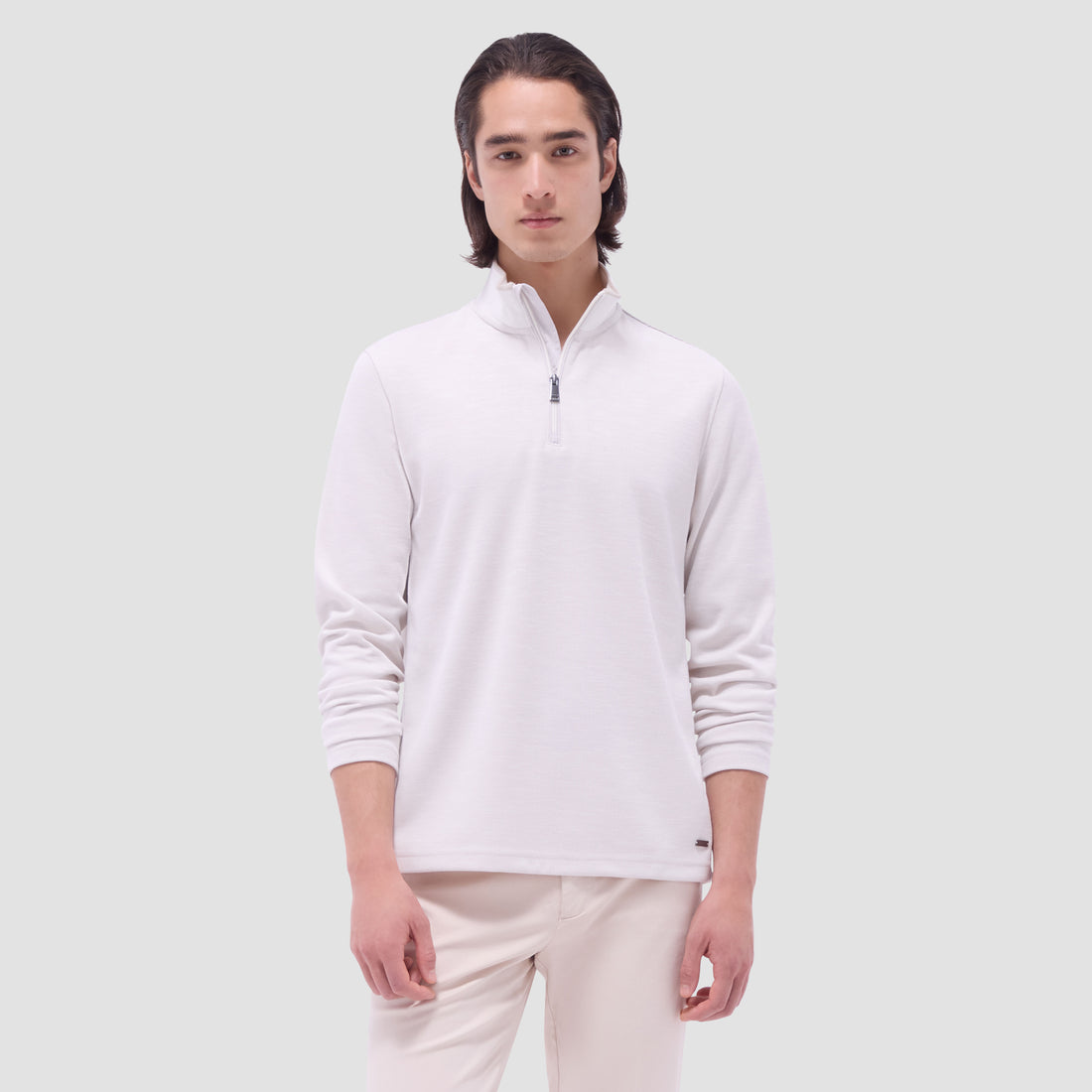 Jacquard Performance Quarter-Zip Pullover